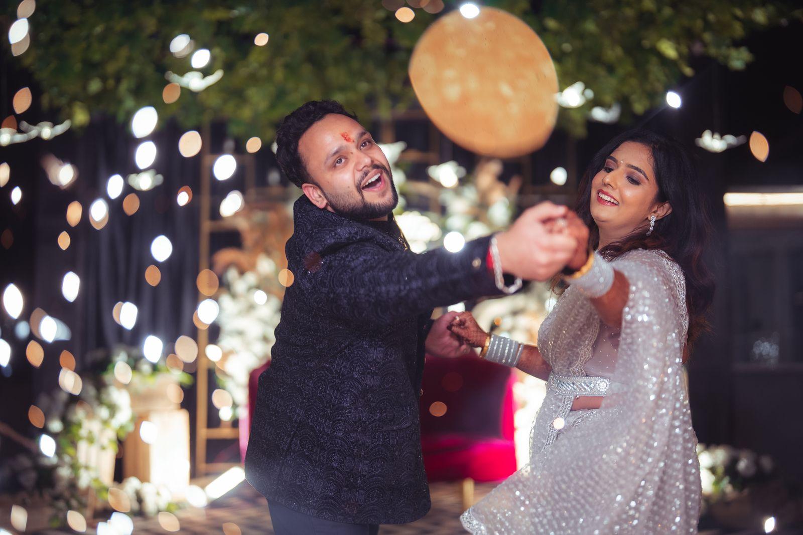 Dancing under the fairy lights